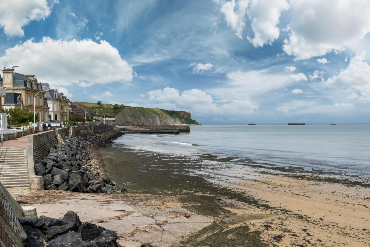Les Volets Bleus - Duplex Proche Plage Et Centre 阿罗芒什莱班 外观 照片
