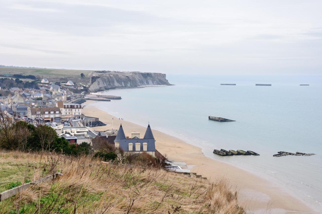 Les Volets Bleus - Duplex Proche Plage Et Centre 阿罗芒什莱班 外观 照片